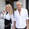 Arielle Dombasle et Bernard Henri-Lévy au Festival du Film de Venise début septembre 2020.