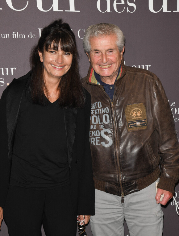 Claude Lelouch et sa compagne Valérie Perrin - Avant-première du film "Le Bonheur des uns..." au cinéma Pathé Opéra Premier à Paris, le 8 septembre 2020. © Coadic Guirec/Bestimage 