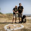Les parents de Kim Wall, la journaliste assassinée dans le sous-marin de Peter Madsen lance "Run for Kim" en mémoire de leur fille le 9 août 2018 à Nybostrand