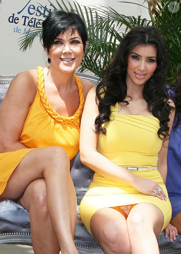 Kris Jenner et Kim Kardashian à Monte-Carlo en 2008.