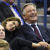 Alec Baldwin et sa femme Hilaria - Tournoi de tennis de l'US Open 2019 à New York, 2019. © Chryslene Caillaud/Panoramic/Bestimage