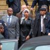 Nafissatou Diallo quitte le tribunal du Bronx a New York, USA le 10 Decembre 2012. Un accord financier entre Dominique Strauss-Kahn et Nafissatou Diallo qui l'accusait d'agression sexuelle a mis fin ce lundi aux poursuites contre l'ancien patron du FMI à New York.