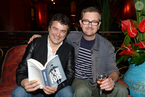 Archives - Patrick Pelloux et le dessinateur Charb (Stéphane Charbonnier) - Lancement du livre de Patrick Pelloux au Buddha-Bar à Paris, le 5 juin 2014.