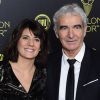 Estelle Denis et son compagnon Raymond Domenech - Cérémonie du Ballon d'Or 2019 à Paris. © JB Autissier/Panoramic/Bestimage 