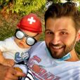 Christophe Beaugrand et son fils Valentin sur Instagram.