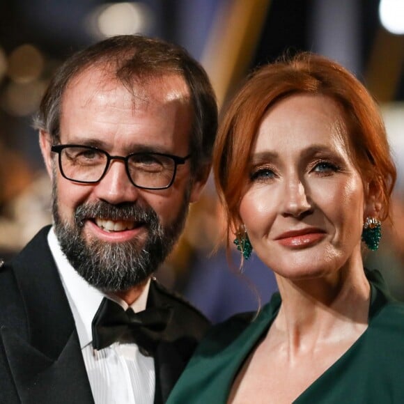 J.K. Rowling et son mari Neil Murray lors de l'avant première mondiale du film "Les animaux fantastiques : Les crimes de Grindelwald" au cinéma UGC Bercy à Paris le 8 novembre 2018. © Cyril Moreau / Bestimage