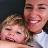 Victoria Azarenka avec son fils Leo, 3 ans et demi.