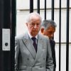 Exclusif - Edouard Balladur - Jean Veil et des proches se rendent au domicile de Simone Veil à Paris. Simone Veil est décédée à l'âge de 89 ans. Paris le 30 juin 2017
