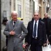 Exclusif - Édouard Balladur - Obsèques de la princesse Laure de Beauvau-Craon en l'église Saint-Louis-en-l'Île à Paris le 4 mai 2017.