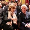 Edith Cresson et Edouard Balladur - Allocution du President de la Republique Francaise, Francois Hollande a l'occasion du lancement des Commemorations du Centenaire de la premiere Guerre Mondiale, au Palais de l'Elysee, le 7 Novembre 2013.