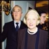 Archives- Marie-Josèphe Balladur et son mari à Paris, en 2000.