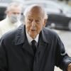 Valéry Giscard d'Estaing - Obsèques de l'académicien Marc Fumaroli en l'église Saint-Germain-des-Près à Paris. 2020