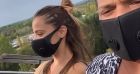 Rayane Bensetti au parc Asterix avec Denitsa Ikonomova.