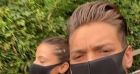 Rayane Bensetti au parc Asterix avec Denitsa Ikonomova.