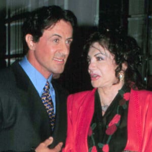 Jackie Stallone et Sylvester Stallone - Golden Apple Awards 1997. Los Angeles.
