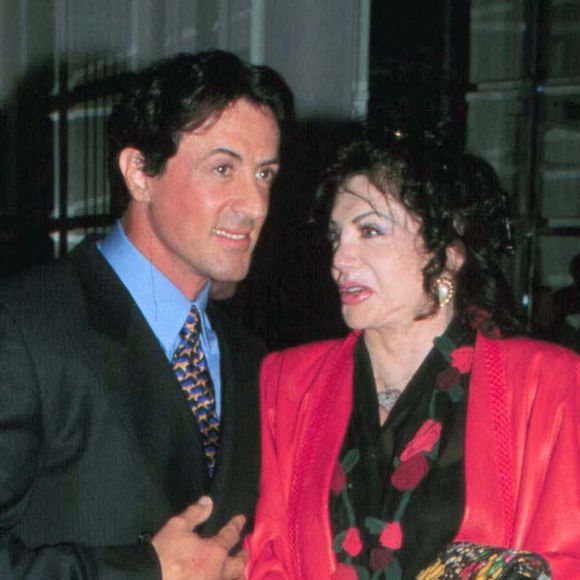 Jackie Stallone et Sylvester Stallone - Golden Apple Awards 1997. Los Angeles.