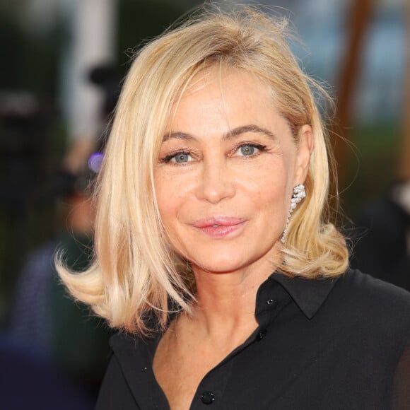 Emmanuelle Béart à la première de "Music of My Life", suivi d'un hommage rendu aux 25 ans de la compétition lors du 45ème Festival du Cinéma Américain de Deauville, le 7 septembre 2019. © Denis Guignebourg/Bestimage