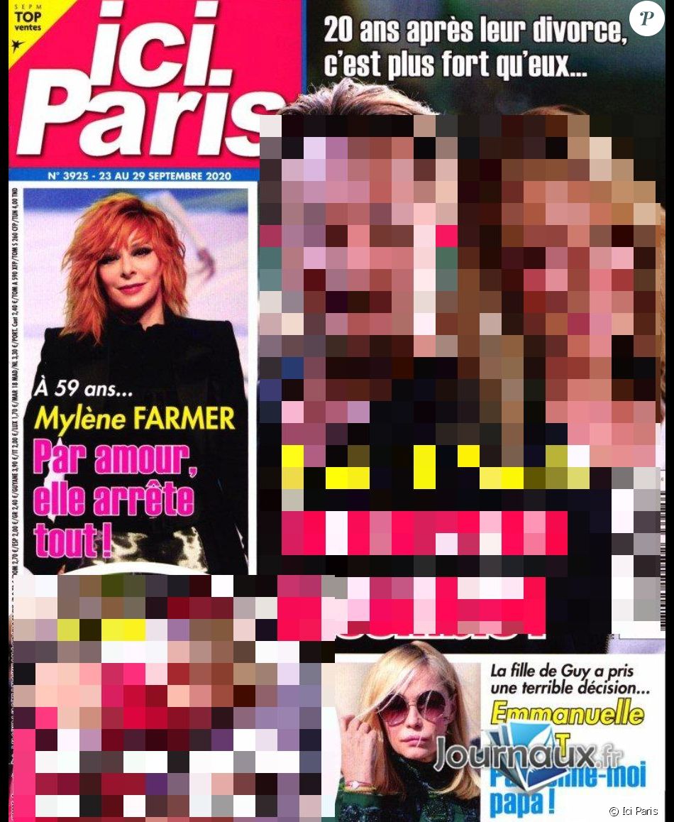 Une du magazine Ici Paris. Septembre 2020. Purepeople Une du magazine Ici Paris. Septembre 2020. Purepeople