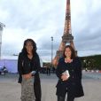 Exclusif - Audrey Pulvar et Anne Hidalgo (Maire de Paris) - Le concert de Paris 2020 pour la Fête Nationale à Paris, le 14 juillet 2020. © Veeren Ramsamy / Stephane Lemouton / Bestimage   