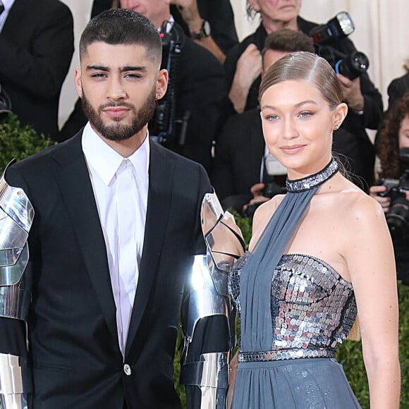 Gigi Hadid et son petit ami Zayn Malik - Soirée Costume Institute Benefit Gala 2016 (Met Ball) sur le thème de "Manus x Machina" au Metropolitan Museum of Art à New York