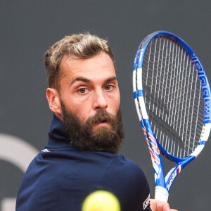 Benoît Paire a été éliminé au premier tour de l'Open d'Allemagne, après son abandon face à Casper Ruud. Hambourg, le 23 septembre 2020.