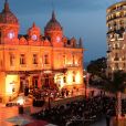 La famille princière de Monaco assiste à un concert en plein air sur la Place du Casino de Monaco, le 19 septembre 2020.