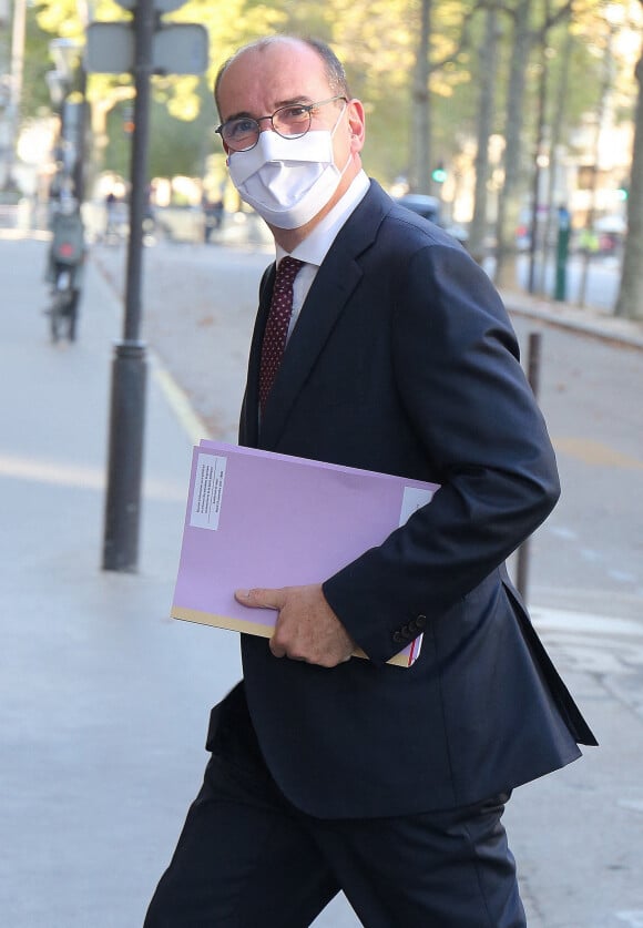 Jean Castex, premier ministre - Réunion d'information au sujet de l'épidémie de coronavirus (COVID-19) au ministère de la santé à Paris le 22 septembre 2020. © Panoramic / Bestimage