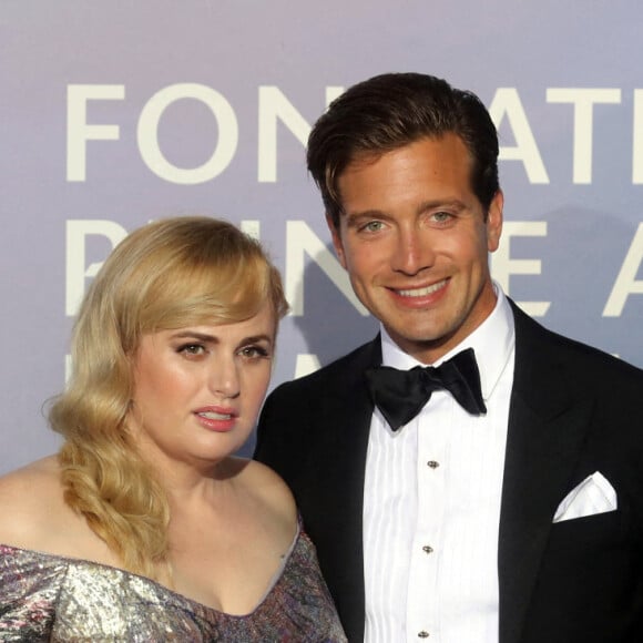 Rebel Wilson et son compagnon Jacob Busch lors du photocall du gala "Monte-Carlo Gala for Planetary Health" organisé par la Fondation Prince Albert II de Monaco le 24 septembre 2020. © Jean-François Ottonello / Nice Matin / Bestimage