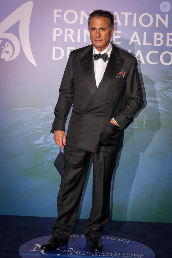 Andy Garcia lors du photocall du gala "Monte-Carlo Gala for Planetary Health" organisé par la Fondation Prince Albert II de Monaco le 24 septembre 2020. © Jean-Charles Vinaj / Pool Monaco / Bestimage