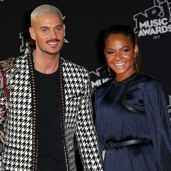 M. Pokora et Christina Milian le 4 novembre 2017 à Cannes.