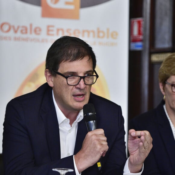 Florian Grill - Conférence de presse du collectif Ovale Ensemble 2020 à Paris le 4 septembre 2019. © JB Autissier / Panoramic / Bestimage  