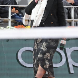 Marion Bartoli, enceinte de son premier enfant, lors des internationaux de tennis de Roland Garros à Paris le 27 septembre 2020. © Dominique Jacovides / Bestimage