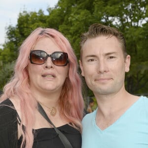 Loana Petrucciani et Fred son compagnon - Inauguration de la Fête des Tuileries à Paris le 26 juin 2015. 