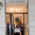 Alicia Vikander arrive à la soirée Louis Vuitton Stellar Jewelry Cocktail Event place Vendôme à Paris le 29 septembre 2020. © Cyril Moreau / Bestimage