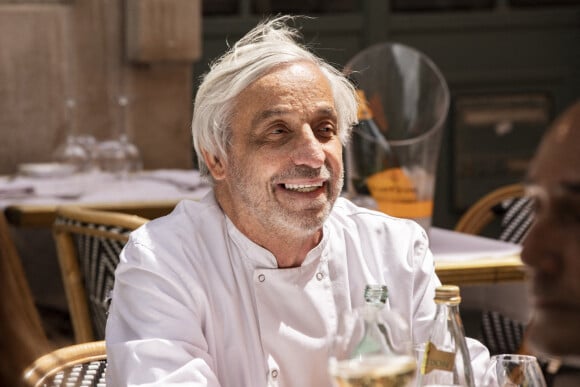 Exclusif - Gérard Idoux au restaurant Le Récamier. Le 6 Juillet 2020 © Jack tribeca / Bestimage 
