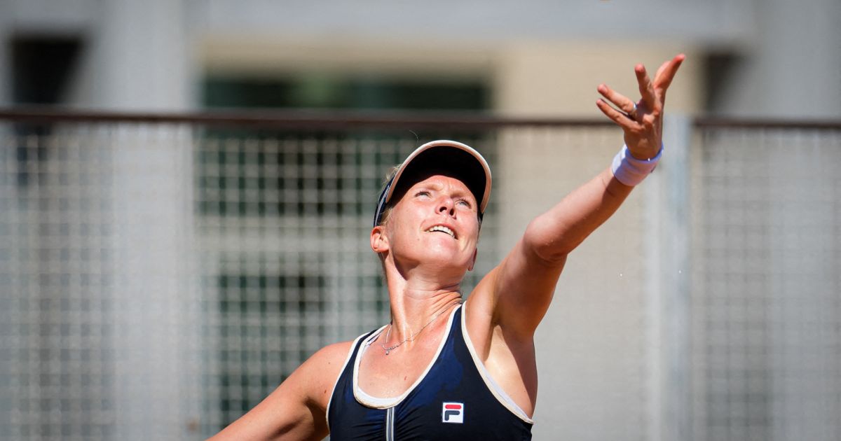 Kiki Bertens (Pays Bas) lors du tournoi BNL d'Italia. Rome ...