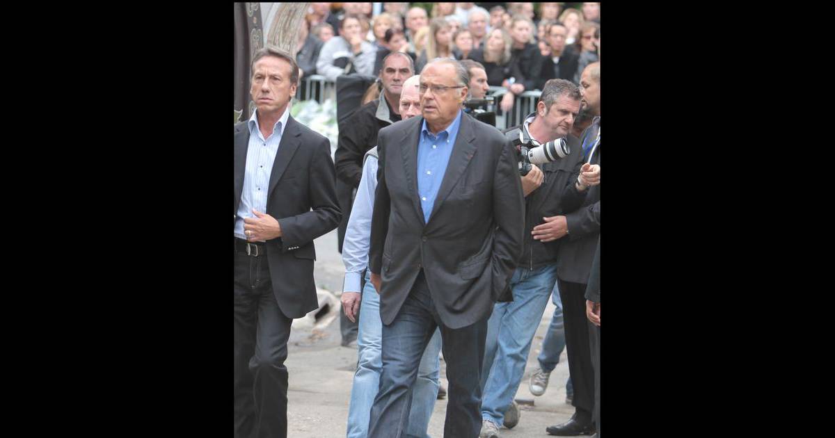 Gérard Louvin aux obsèques de Filip Nikolic, à Sainte ...