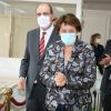 Visite du Mobilier National pour les Journées européennes du patrimoine en présence du Premier ministre Jean Castex et Roselyne Bachelot Ministre de la Culture à Paris le 19 septembre 2020. Ils sont masqués lors de l'épidémie de Coronavirus (COVID-19). 