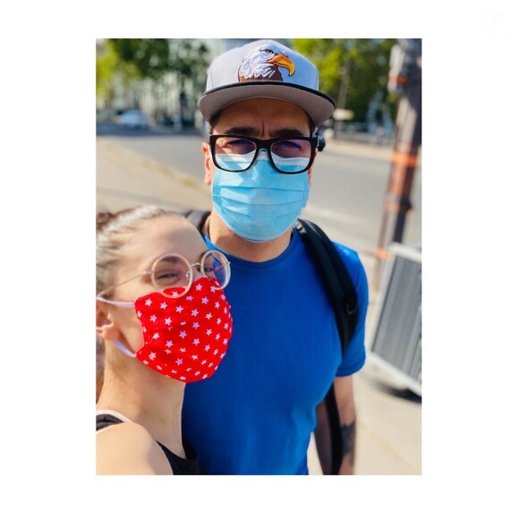 Lucie Bernardoni et Patrice Maktav sur Instagram, le 3 août 2020