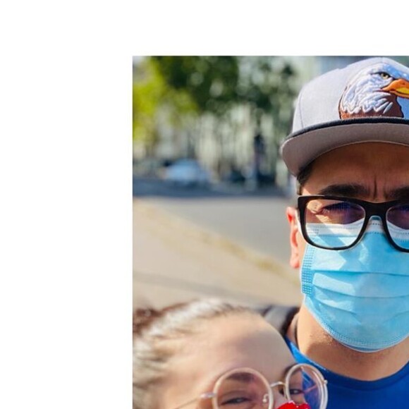 Lucie Bernardoni et Patrice Maktav sur Instagram, le 3 août 2020
