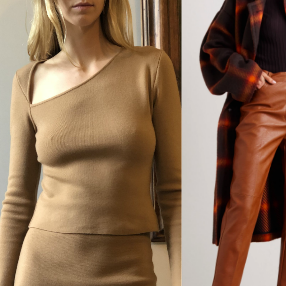 Le top Victor Glemaud et le pantalon Stella McCartney (Net-à-Porter) de Meghan Markle, vus le 1er octobre 2020 dans une interview pour le journal anglais "Evening Standard".