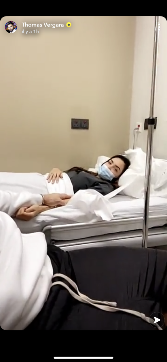 Nabilla hospitalisée en urgence à Dubaï - Snapchat