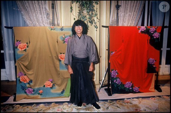 Kenzo Takada à Paris en 1991.