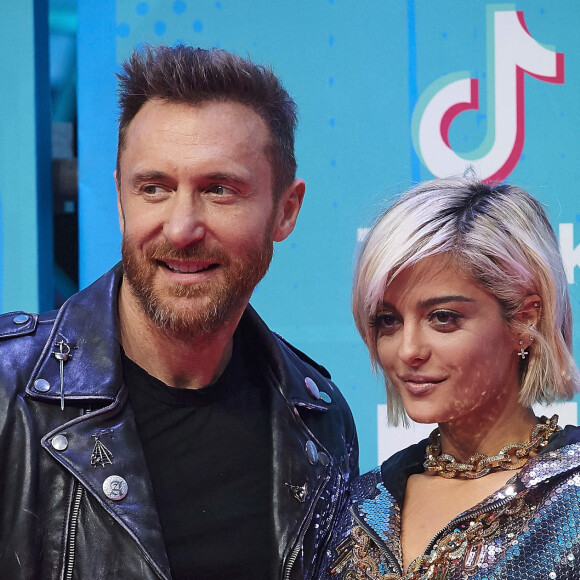 David Guetta, Bebe Rexha à la soirée MTV Europe Music Awards à Bilbao en Espagne, le 4 novembre 2018.