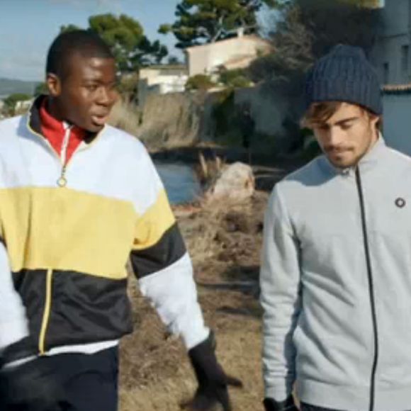 Dembo Camilo et Clément Rémiens dans la série "Demain nous appartient", diffusée sur TF1.