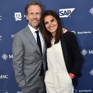 Stéphane Freiss et sa femme Ursula - Soirée du baptême du paquebot MSC Meraviglia au Havre le 23 juin 2017. © Rachid Bellak/Bestimage