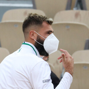 Benoit Paire se qualifie pour le deuxième tour des internationaux de tennis de Roland-Garros à Paris face au coréen Soonwoo Kwon (7-5, 6-4, 6-4) le 27 septembre 2020. © Dominique Jacovides / Bestimage