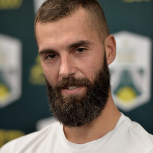 Benoît Paire en conférence de presse lors du tournoi Rolex Paris Masters 2019, le 30 octobre 2019. © Perusseau-Veeren/Bestimage