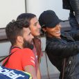 La chanteuse Shy'm est venue soutenir son compagnon Benoît Paire lors des internationaux de tennis de Roland Garros à Paris le 4 juin 2017. © Dominique Jacovides-Cyril Moreau/Bestimage