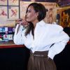 Exclusif - Amel Bent - Backstage de l'émission "Psychodon, Unis face aux maladies psychiques" à l'Olympia à Paris. Le Psychodon s'est donné pour missions d'informer, de sensibiliser et de mobiliser sur les maladies psychiques autour de trois grands axes : la recherche, l'accompagnement des personnes touchées par ces maladies et de leur proches, le développement d'actions de prévention sur les territoires. Les dons collectés à l'occasion de ces évènements permettent notamment de soutenir des projets accompagnés par le programme Maladies psychiques de la Fondation de France. Douze millions de personnes sont concernées par les maladies psychiques en France : schizophrénie, troubles bipolaires, dépressions chroniques... Mais cet enjeu de santé publique majeur demeure largement tabou. Il y subsiste également de nombreux préjugés : par exemple, 2 Français sur 5 associent les maladies mentales à la folie. © Pierre Perusseau/Bestimage
